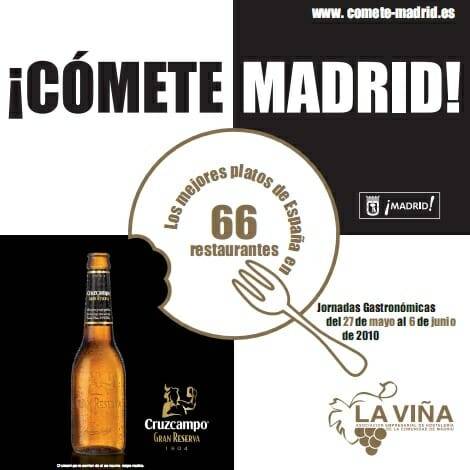 En ¡Cómete Madrid! 66 restaurantes de la capital nos acercan con sus menús a la gastronomía de distintas regiones españolas