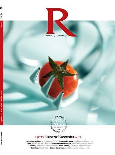 Portada del Especial Gastronomía 2010 de la Revista Restauradores, que conmemora el 25º aniversario de su Grupo Editorial