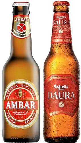 Ambar y Daura son las dos cervezas aptas para celíacos