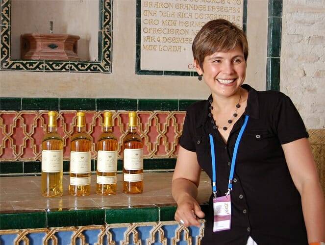Sandrine Garbay y los cuatro vinos de Chateau d’Yquem catados en Vinoble 2010