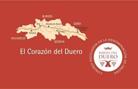 Ribera del Duero abarca cuatro provincias: Burgos, Valladolid, Soria y Segovia, y engloba a 53 municipios