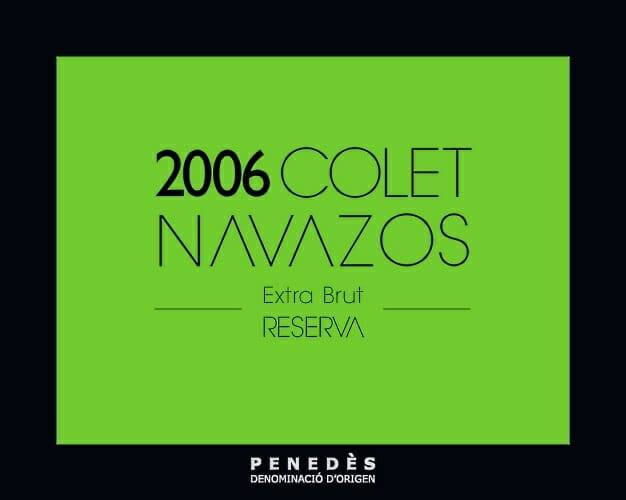 Etiqueta del Colet-Navazos Extra Brut Reserva 2006