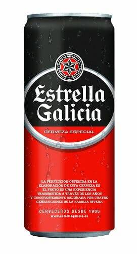 Lata sleek de 33 cl. de Estrella Galicia