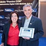 Finalmente Rafael Expósito, director de Sopexa, recogió el premio a la Campaña de Comunicación CON mayor interactividad por "¡Viva les fromages!"