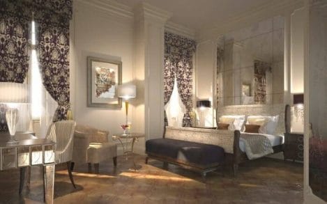Detalle de una suite del Hotel InterContinental de Portugal