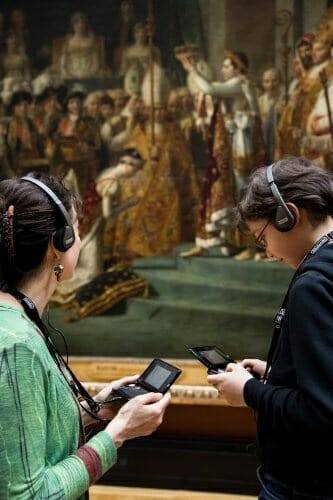Los visitantes del Louvre podrán utilizar las videoconsolas para guiar su visita