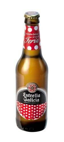 Botella de Estrella Galicia Ferias