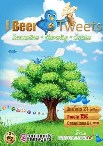 Cartel del I Beer & Tweets