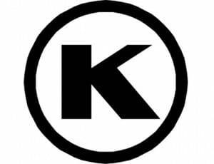 Uno de los símbolos de certificación kosher