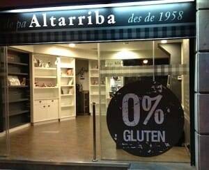 Fachada de 0% Gluten en Barcelona