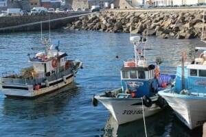 Barcos de pescadores en Malpica