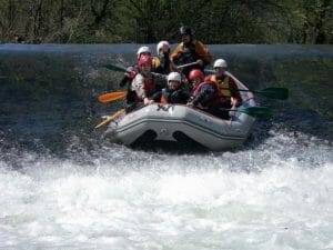 Rafting en el río Iregua
