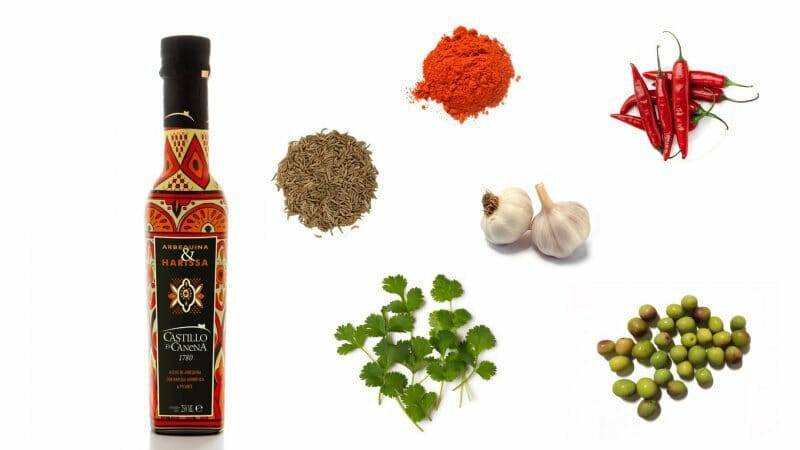 Ingredientes aceite Harissa