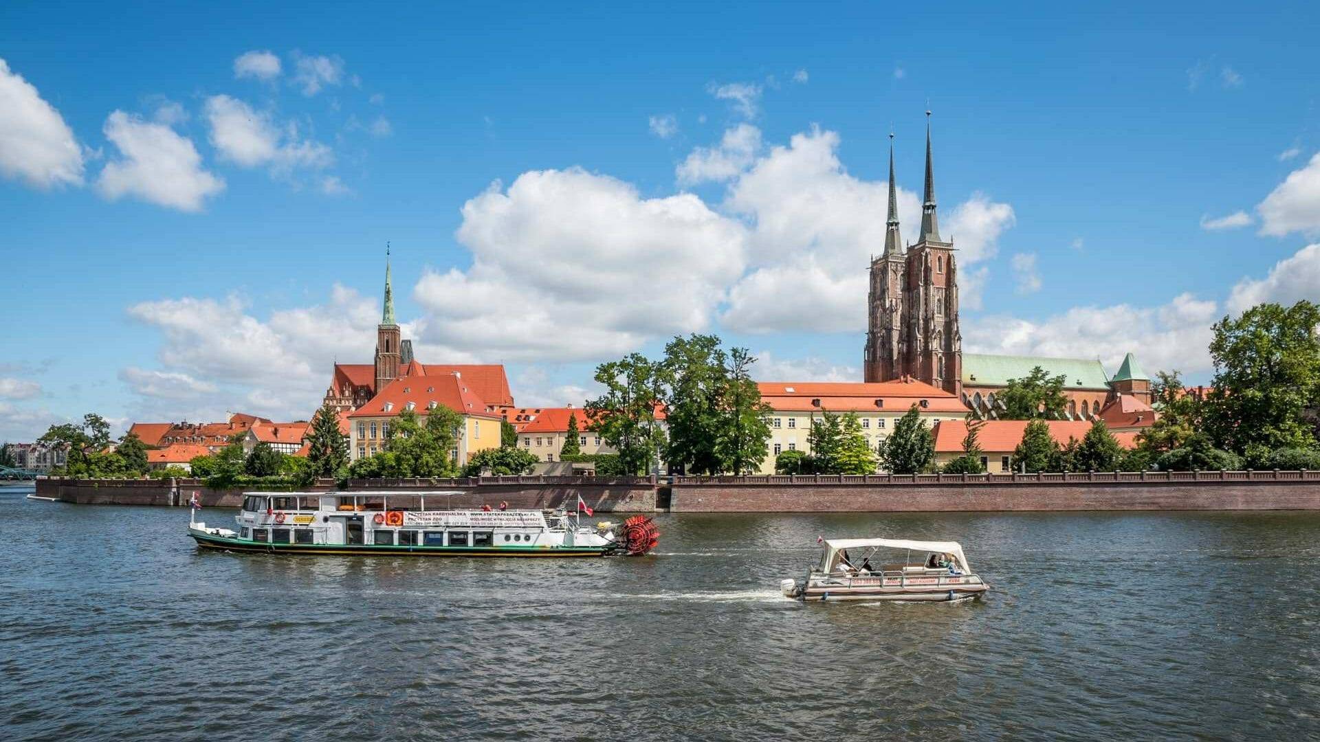 Paseos por el río Odra, en Wroclaw. ©Turismo de Wroclaw.