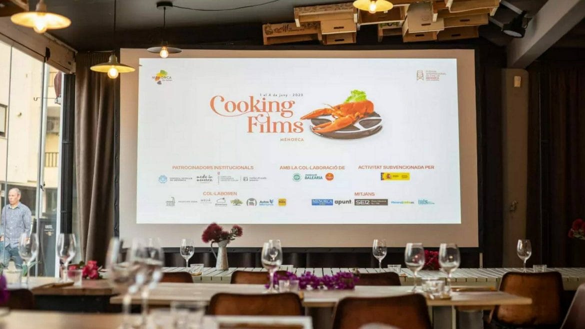 Cine y gastronomía unidos gracias al Cooking Films Menorca 2023